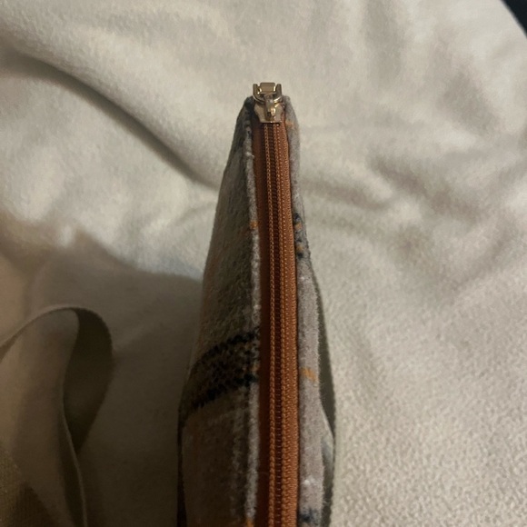 Jenn & Co Flannel Striped Shoulder Bag Purse - Picture 4 of 8